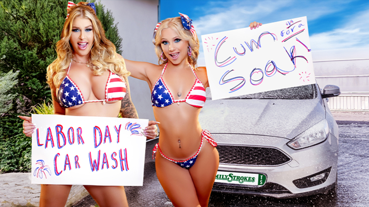 Watch ▷ Car Wash Duo Shake Tits and Score Big FamilyStrokes Porn Video •  SxyPrn